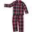 SF Minni Childrens/Kids Tartan Pyjama Set (5-6 Years) (Red/Navy)