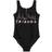 Friends Girls Sunsafe One Piece Swimsuit (10-11 Years) (Black)