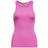 Only Ribstrikket Tanktop - Pink
