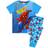 Spider-Man Spiderman Kid's Comic Pyjama Set - Blue