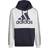 adidas Essentials Colorblock Hoodie - White/Legend Ink