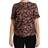 Dolce & Gabbana DG Floral Roses Short Sleeve Top Blouse IT36