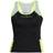 Black Crown Santander T-shirt Damer Svart, Lime