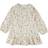 The New Bloom Aop Ls Dress - White Swan (TNS1212)