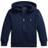 Polo Ralph Lauren Boy's Large Logo Zip Hoodie - Blue