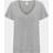 Boody V-ringad T-shirt Bambu Dam Ljust Gråmelerad