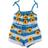 Stella McCartney Kid's Trouser Suit - Blue/White Striped with Flowers