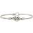 Luca + Danni Everlasting Love Bangle Bracelet - Silver