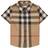 Burberry Kid's Vintage Check Stretch Cotton Shirt - Archive Beige