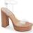 Steve Madden Lessa - Clear Nude