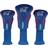 Team Golf Kansas Jayhawks Contour Golf Club Head Cover 3-pack