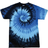 Colortone Womens Rainbow Tie-Dye Short Sleeve Heavyweight T-shirt - Blue Ocean