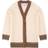 Burberry Icon Stripe Trim Wool Cardigan - Ivory (80542221)