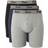 Dukes London Cotton Boxer Short 3-pack - Black/Grey/Navy