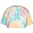 Tommy Hilfiger Tjw Oversized Crop Tiedye College Top - Tie Dye Multi