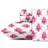 Betsey Johnson Printed Pattern Bed Sheet Pink (243.84x167.64cm)