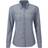 Premier Womens/Ladies Chambray Organic Long-Sleeved Shirt (Indigo Denim)