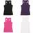 Stedman Womens/Ladies Active Poly Sleeveless Sports Vest (Black Opal)