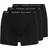 Tommy Hilfiger Mens 3-Pack Logo Waistband Boxer Briefs Black/Sublunar/White Multi