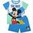 Disney Boys Mickey Mouse Short Pyjama Set (7-8 Years) (Blue/White/Light Green)