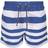 Regatta Boys Skander II Striped Swim Shorts (14 Years) (Lapis Blue)