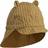 Liewood Gorm Reversible Seersucker Sun Hat - Checkered Golden Caramel/White (LW14484-7145)