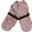 Mikk-Line Rain Mittens w. Fleece - Adobe Rose