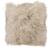 Saro Lifestyle Mongolian Lamb Fur Complete Decoration Pillows Beige (50.8x50.8cm)