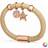 Folli Follie Armbånd til kvinder 1B13T046R Læder (16 cm) (Farve: Kamel)