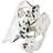 Pilgrim Happy Organic Ring - Silver