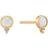 Ania Haie Hidden Gem Rhodium Stud Earrings E022-01H