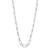 Ania Haie Chain Reaction Rhodium Figaro Chain Necklace N021-03H