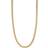 Pilgrim Fuchsia Curb Chain Necklace - Gold