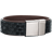 Scrouples Leather Bracelet - Silver/Black/Brown