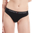 Tommy Hilfiger Stretch Cotton Logo Thong - Black