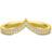 Julie Sandlau Ocean Crest Ring - Gold/Transparent