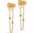 ENAMEL Copenhagen Lola Earrings - Gold/Wilderness