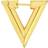 Jane Kønig Small Chunky Triangle - Gold