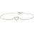 Smykkekæden Hjerte Karat Armbånd med Brillanter 0,07 Carat W/SI