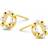 Spirit Icons Gem Stud Örhängen Med Pärlor - Silver