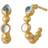ByBiehl Pebbles Hoops Colors GP Dam Creoler NO_SIZE