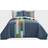 Lush Decor Shelly Quilts Orange, Blue (172.72x218.44cm)
