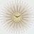 Ridge Road Décor Sunburst Wall Clock