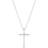 Saks Fifth Avenue Small Cross Pendant Necklace - Silver