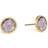Marco Bicego Jaipur Amethyst Stud Earrings Purple/Gold
