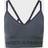 Under Armour Women's Seamless Low Long Heather Sports Bra Pitch Gray