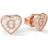 Guess G Shine Earrings - Rose Gold/Transparent