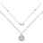 Radley Leaping Dog and Star Double Chain Necklace - Silver