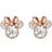 Disney Mickey & Minnie Earrings - Gold/Transparent