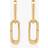 Monica Vinader Alta Capture Charm Earrings